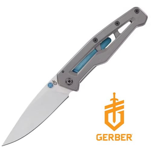 Paralite 3.1 inch Satin Clip Point Plain Edge Skelentonized Stainless Steel Hand | 013658167629